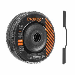 Круг пелюстковий торцевий DNIPRO-M 125 22,2 (5шт.)  Р60