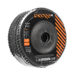 Круг пелюстковий торцевий DNIPRO-M 125 22,2 (5шт.)  Р40