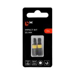 Насадка (біта) DNIPRO-M Impact, S2-М H4 25мм (2 шт)