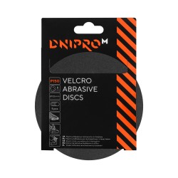 tapado csiszolokorongok Dnipro-M P150, 5 db/csomag 8 lyuk. 125 mm tapado csiszolokorongok Dnipro-M P150, 5 db/csomag 8 lyuk. 125 mm